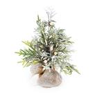 Topiaria Natalina Iluminada 50cm com LED Verde e Branco