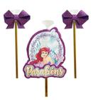 Topo de Bolo Ariel Ballon Cake A Pequena Sereia Aniversário Infantil - Piffer