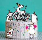 Topo De Bolo Flork Meme Bento Cake Topper dou uma surtada no Shoptime