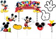 Topo de bolo Mickey 10 peças - produto artesanal