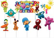 Topo de bolo Pocoyo 10 peças - produto artesanal