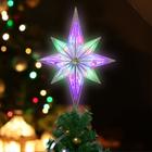 Topper de Árvore de Natal LAMPHOME - Estrela de Belém LED Multicolorida