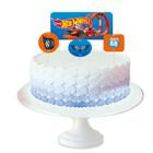 Topper para Bolo Festa Hot Wheels - 4 Unidades - Festcolor