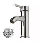 Torneira Banheiro Lavabo Cuba Cromada Bica Baixa Aço Inox