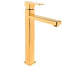 Torneira Bica Alta banheiro/lavabo/pia Luxo Dourado