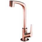 Torneira bica movel lavatorio flatt rose gold 1/4v lorenzetti