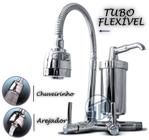 Torneira de Cozinha com Filtro Gourmet Tubo Flexível de Parede 1/4V P0