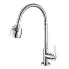 Torneira de cozinha Wokex Chrome Tap Rotary 360 com mola de mangueira