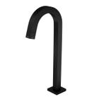 Torneira de mesa bica alta para lavatório Deca Tube 1198 Black Matte