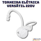 Torneira Elétrica Versátil Branca 5500w 220v Cor Branco