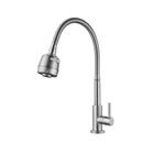 Torneira gourmet de inox gir mesa longa doan