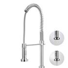 Torneira Gourmet Monocomando Cozinha Agua Fria e Quente Luxo Inox Misturador Bancada Mesa Pia Casa