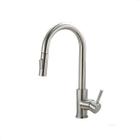 Torneira gourmet monocomando giratória extensível escovado