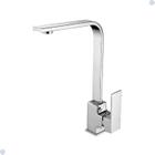 Torneira gourmet slim quadrada misturador monocomando cromada