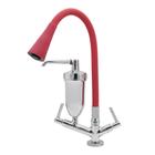 Torneira Gourmet Tubo Cone Vermelho de Mesa com Filtro 3535 - Império das Torneiras