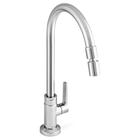 Torneira Metal Cozinha Mesa 1/4 Volta Bica Alta e Móvel C/ Arejador Articulável Gali Chrome Docol