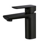 Torneira Misturador para Banheiro de Mesa Bica Baixa Metal 1/2" Black Addra