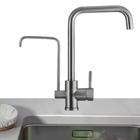 Torneira Monocomando para Cozinha Bancada Gourmet Bico Aerador Giratório com Suporte para Filtro - Zawa