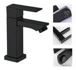 Torneira para Banheiro Lavabo ou Pia Luxo Metal Preto - BR