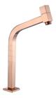Torneira Para Banheiro Super Luxo Metal Rose Gold Bica Alta Abertura 1/4 Volta - FV1025RG