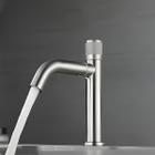 Torneira Pia Bancada Metal Fosca Cozinha Banheiro Lavabo Ambiente Moderno Monocomando Bico Giratório