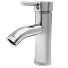 Torneira Pia Banheiro Inox Cromado Monocomando Bica Baixa Inox 304 Cuba Lavabo Bancada Misturador Quente e Frio Torneira Lavatorio Brilhoso Espelhado - Dona D.cor