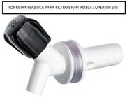 Torneira Plastica P/ Filtro Br/Pt Rosca Superior 5/8
