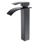 Torneira VOTON Vessel Sink Matte Black Waterfall de alça única