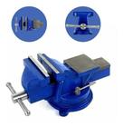 Torno Morsa De Bancada Profissional N.5 125Mm Azul