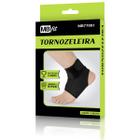 Tornozeleira Ajustável E Flexível Preta Neoprene