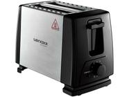 Torradeira Inox Black PTR205 Preta 2 Fatias Lenoxx 127V