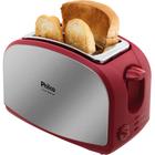 Torradeira Philco French Toast Inox Vermelho 900W 220v