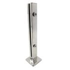 Torre 30 Cm Quadrada 2 Furos Inox Polido