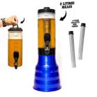 Torre De Chopp 2l Chopeira 2 Litros C/2 Tubo Gelante Azul - Beer Chopp