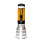 Torre De Chopp Beer 2.2L Copo Giratório Com Alça + 3 Tubo Gelante Blindado - FULL SHOPP