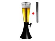 Torre de Chopp Cerveja Suco Hopr Super 4 L Completa Mais 1 Refil Extra