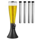 Torre de Chopp Cerveja Suco Hopr Super 4 L Completa Mais 4 Refis Extra
