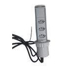 Torre De Tomada Retrátil Multiplug 3 Tomadas 20a - Cinza - QTMOV