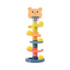 Torre de Trilha de Bola de Rolamento Montessori - Brinquedo Educacional para Bebês e Crianças