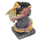 Torre do Dragão Decorativa em Resina Dungeon RPG Decoração Fantasia Medieval Dragons