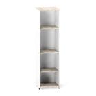 Torre Nicho De Madeira Sem Porta P25 Pandin 160 CM Casablanca e Branco