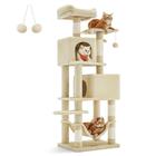 Torre para gatos Cat Tree Feandrea de 155 cm com arranhadores e rede