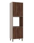 Torre Stylo 70 Cm 4 portas e Nicho Microondas Luciane Moveis