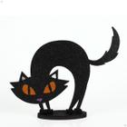 Balde Gato Preto Decoração Halloween C/ Tampa E Alça Enfeite