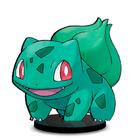 Totem Médio Boneco Pokémon Bulbasaur 14cm + Base - ShopC