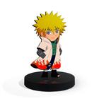 Totem Pequeno Boneco Naruto Minato Namikaze 7cm + Base