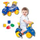 Totokinha Classica Azul Menino Cardoso Toys Carrinho de Brinquedo Com Blocos Formas Geometrica Triciclo Interativo