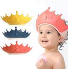 Touca De Banho Em Formato De Coroa Impermeável Ajustável Para Crianças Touca Chuveiro Bebê COR ENVIADA ALEATORIAMENTE