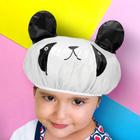 Touca de Banho Infantil 3D Kids Unissex Impermeável Resistente Panda