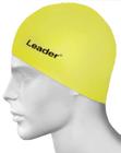 Touca de Natação Silicone Leader AMARELO FLÚOR